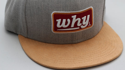 WHY EYE - Ash & Suede Snapback